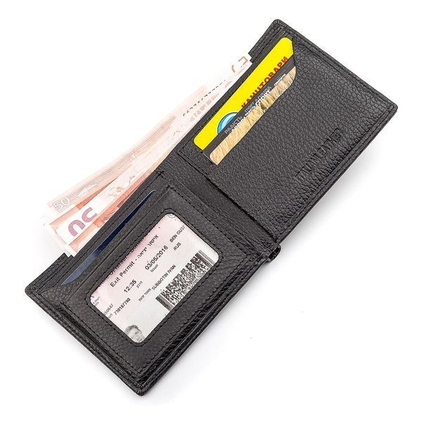 Мужской кошелек ST Leather 18319 (ST160) кожаный Черный 18319 фото
