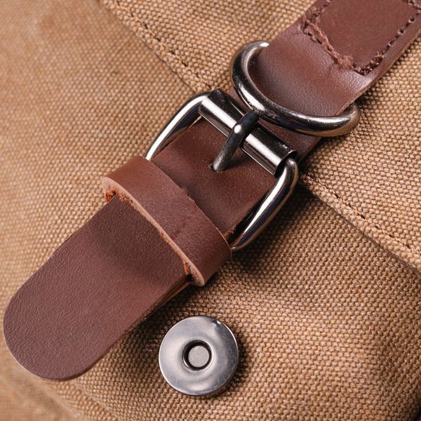 Велика сумка для ноутбука з клапаном із текстилю 21242 Vintage Коричнева 21242 фото