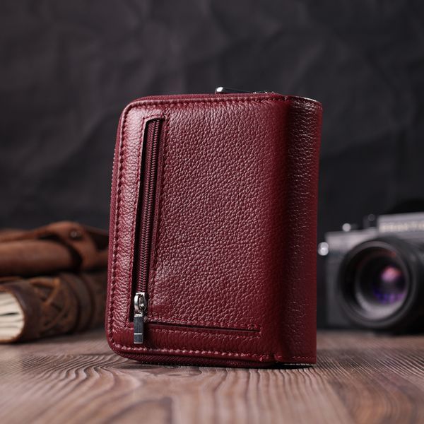 Жіночий гаманець середнього розміру з натуральної шкіри ST Leather 22551 Бордовий 22551 фото