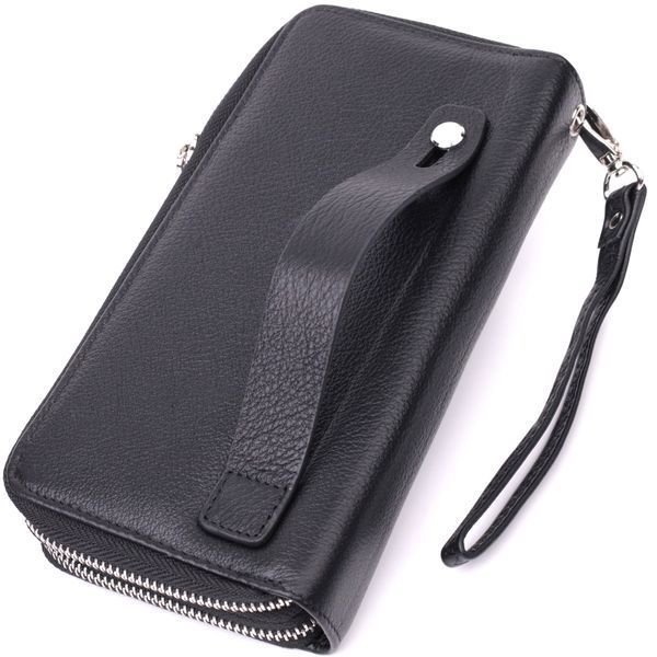 Мужской клатч на два отделения из натуральной кожи ST Leather 22531 Черный 22531 фото