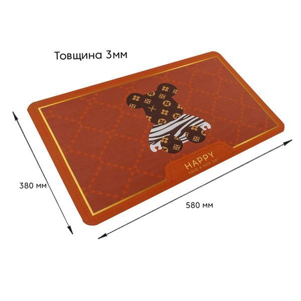 Влагопоглощающий коврик 38х58х3мм "Счастливый" (D) SW-00001565 SW-00001565 фото