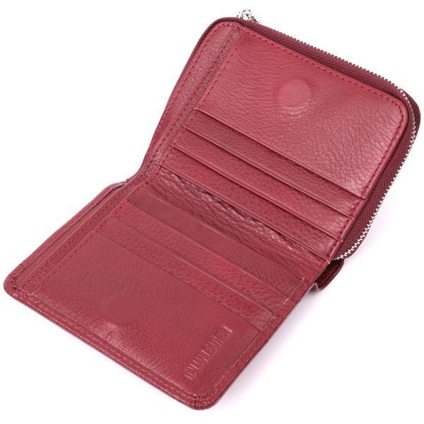 Жіночий гаманець середнього розміру з натуральної шкіри ST Leather 22551 Бордовий 22551 фото