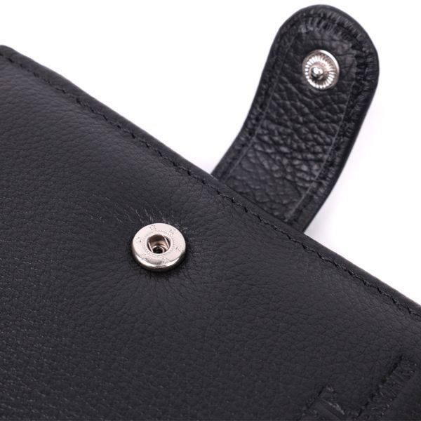 Вертикальный мужской бумажник из натуральной кожи ST Leather 22479 Черный 22479 фото