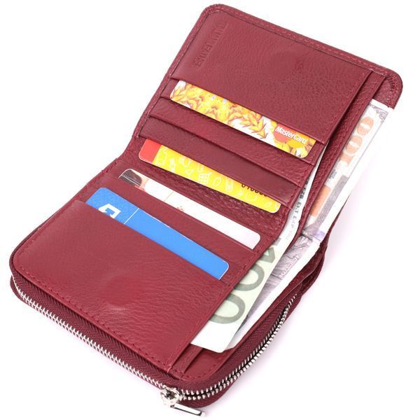 Жіночий гаманець середнього розміру з натуральної шкіри ST Leather 22551 Бордовий 22551 фото
