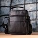 Невелика вертикальна сумка для чоловіків з натуральної шкіри Vintage sale_15099 Чорний sale_15099 фото 10