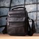 Невелика вертикальна сумка для чоловіків з натуральної шкіри Vintage sale_15099 Чорний sale_15099 фото 9