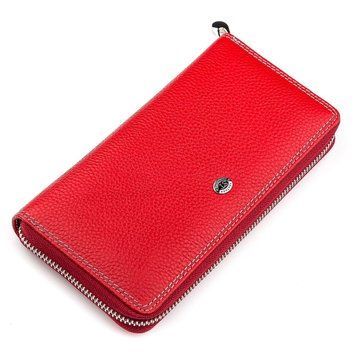 Гаманець жіночий ST Leather 18376 (SB71) шкіряний Червоний 18376 фото