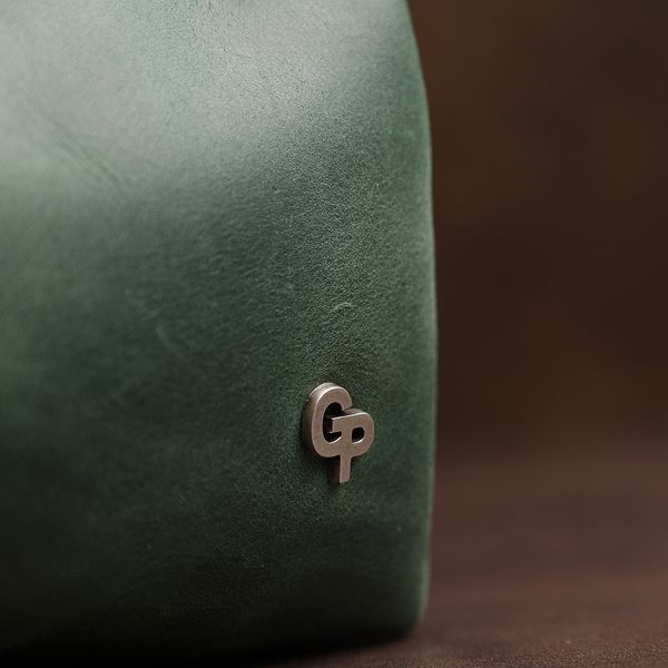 Кожаная косметичка унисекс GRANDE PELLE 11571 Зеленый 11571 фото