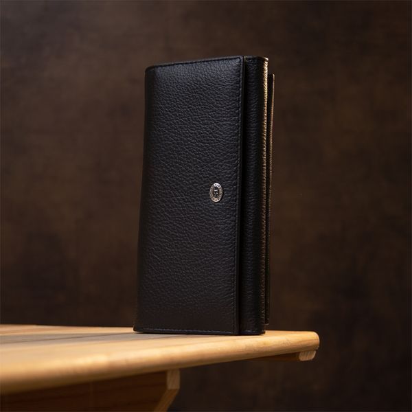 Добротный женский кошелек ST Leather&nbsp;19375 Черный 19375 фото