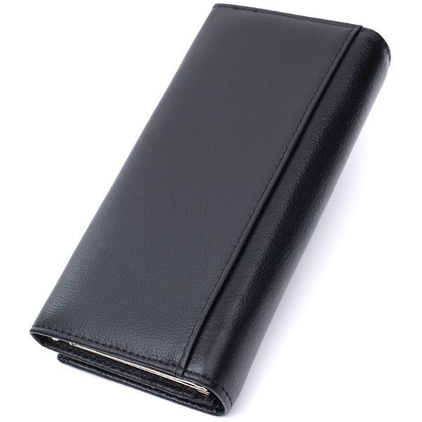 Класичний жіночий гаманець з натуральної шкіри ST Leather 22676 Чорний 22676 фото