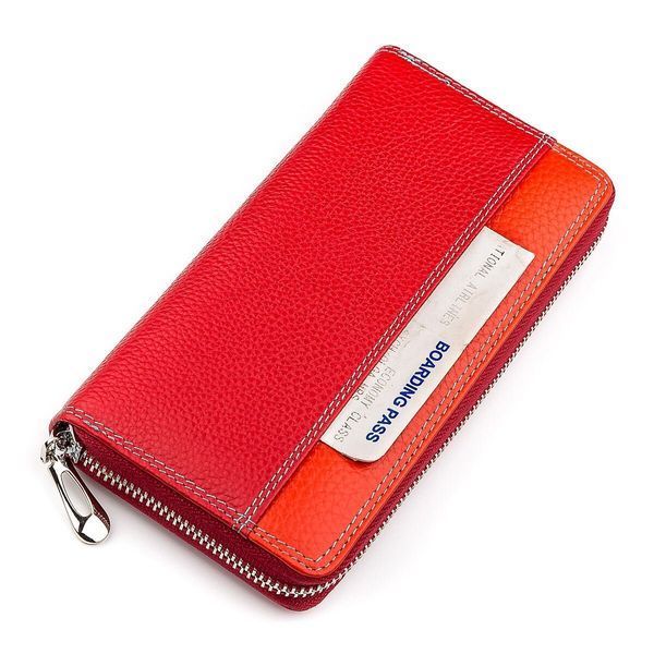 Гаманець жіночий ST Leather 18376 (SB71) шкіряний Червоний 18376 фото