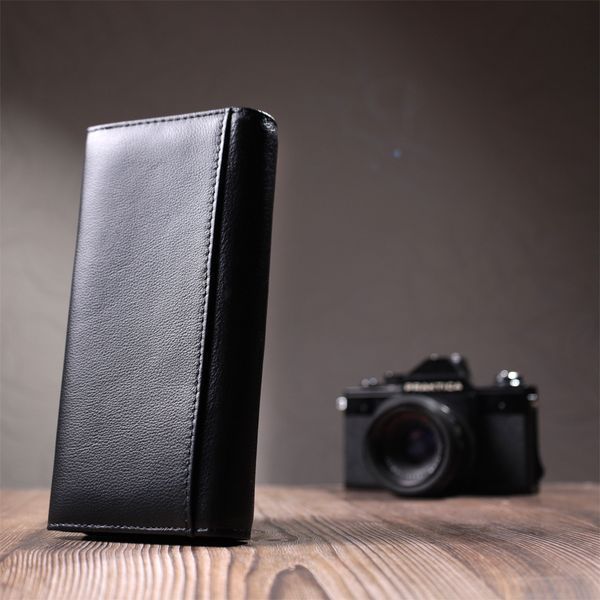 Класичний жіночий гаманець з натуральної шкіри ST Leather 22676 Чорний 22676 фото