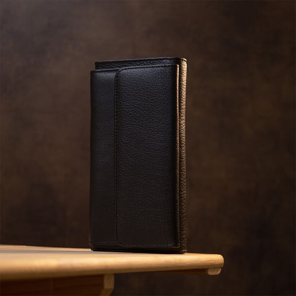 Добротный женский кошелек ST Leather&nbsp;19375 Черный 19375 фото