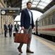 Кожаная дорожная сумка с тиснением под крокодила для путешествий и командировок Vintage 14397 Коричневая 14397 фото 2