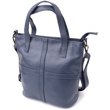 Красивая женская сумка из натуральной кожи Vintage 22995 Синий 22995 фото