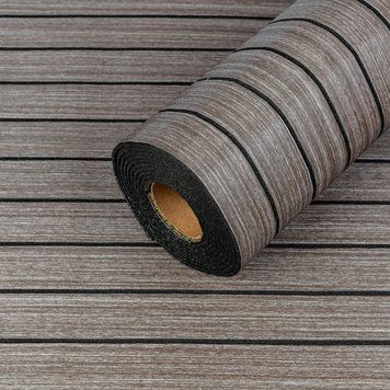 Покриття вінілове самоклеюче 3D рейки Металевий попіл 600х2900х3мм SW-00002903 SW-00002903 фото