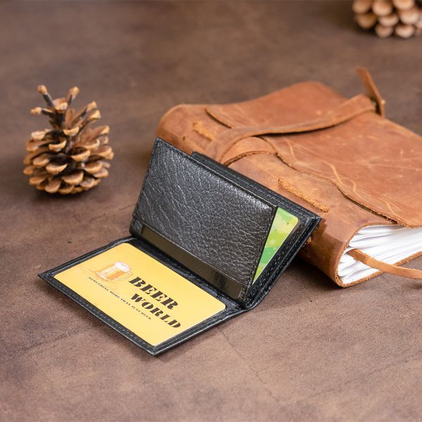 Візитниця-книжка ST Leather 19213 Чорна 19213 фото