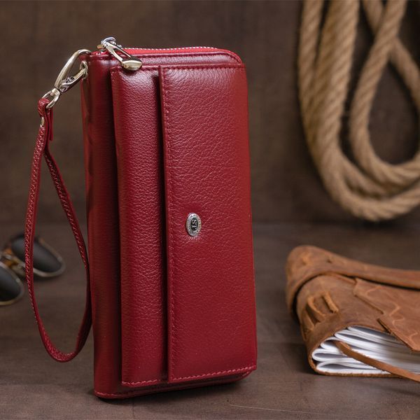 Гаманець шкіряний жіночий ST Leather 19293 Бордовий 19293 фото