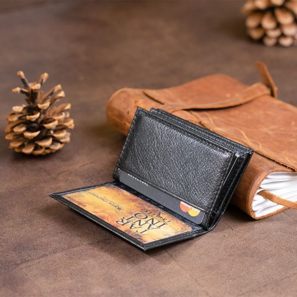 Візитниця-книжка ST Leather 19213 Чорна 19213 фото
