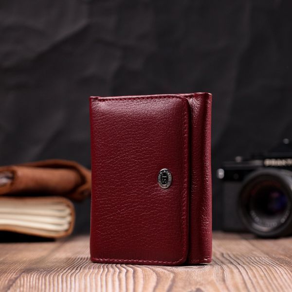 Женский кошелек горизонтального типа из натуральной кожи ST Leather 19479 Бордовый 19479 фото