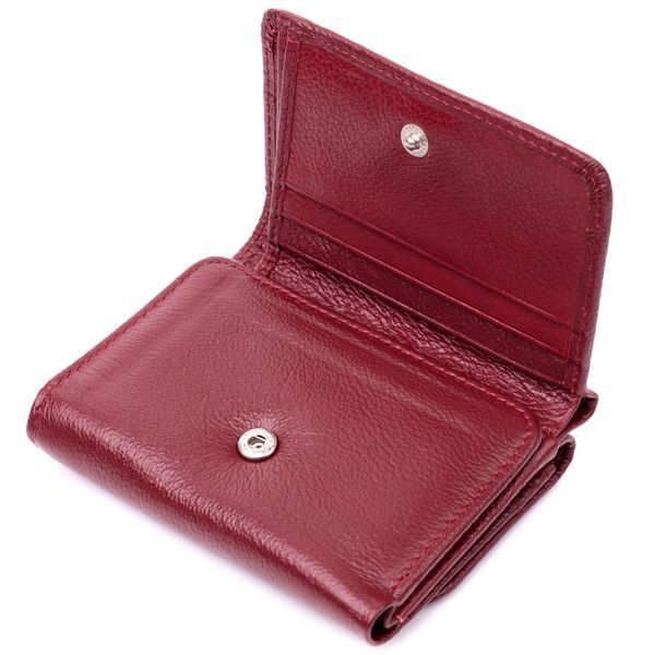 Женский кошелек горизонтального типа из натуральной кожи ST Leather 19479 Бордовый 19479 фото