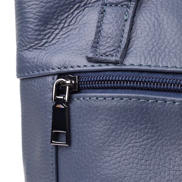 Красива сумка жіноча з натуральної шкіри Vintage 22995 Синій 22995 фото