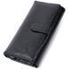 Лакований шкіряний гаманець з блоком для кредитних карток ST Leather 22683 Чорний 22683 фото 2