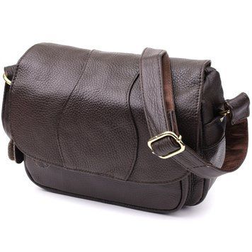 Сумка з натуральної шкіри для жінок Vintage 22973 Коричневий 22973 фото