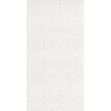 Самоклеюча 3D панель під Білу Цеглу в рулоні 3080x700x3мм (R001-3) SW-00001393 SW-00001393 фото