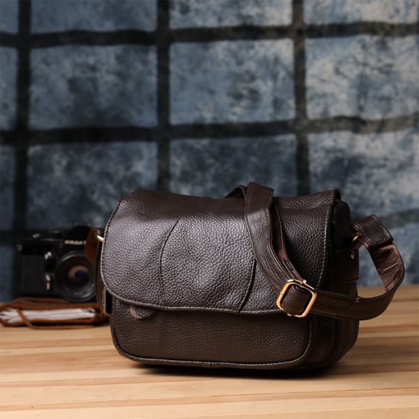 Сумка з натуральної шкіри для жінок Vintage 22973 Коричневий 22973 фото