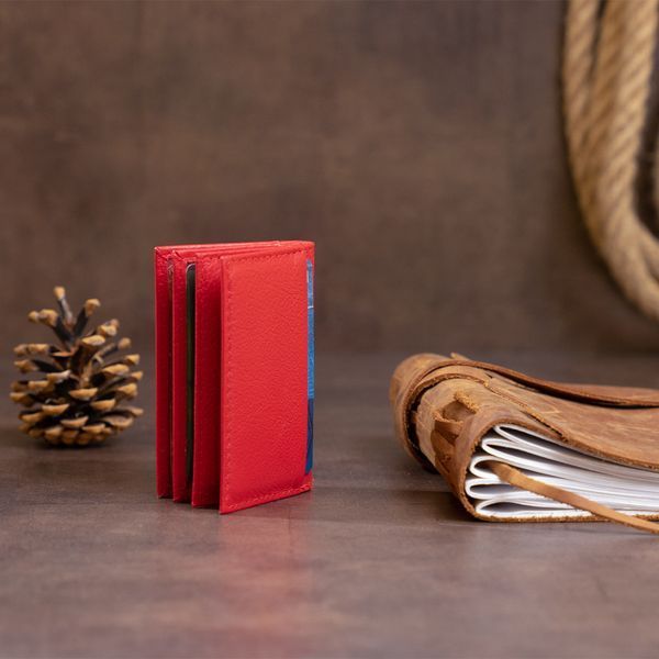 Візитниця-книжка ST Leather 19214 Червона 19214 фото