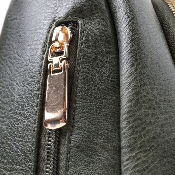 Удобная женская сумка с одной лямкой через плечо из экокожи Vintage 22756 Зеленый 22756 фото