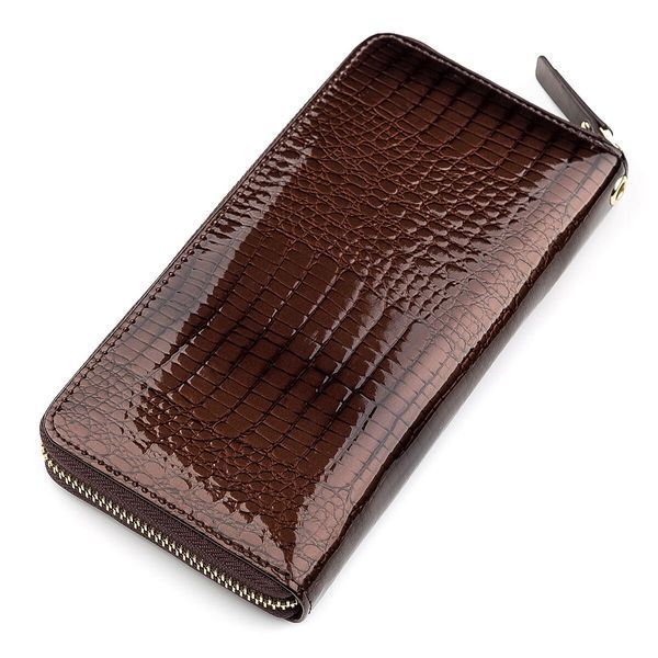 Гаманець жіночий ST Leather 18398 (S4001A) з ременем на зап'ястя Коричневий 18398 фото