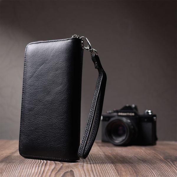 Красивий клатч унісекс на одне відділення з натуральної шкіри ST Leather 22697 Чорний 22697 фото