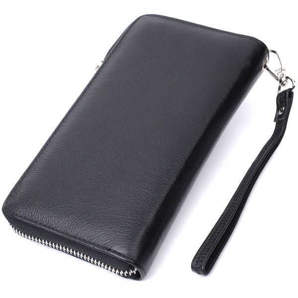 Красивий клатч унісекс на одне відділення з натуральної шкіри ST Leather 22697 Чорний 22697 фото