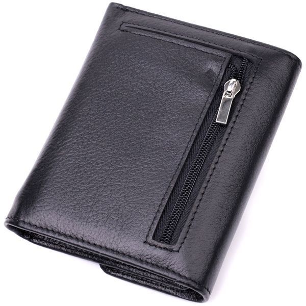 Жіночий гаманець з монетницею з натуральної шкіри ST Leather 19494 Чорний 19494 фото