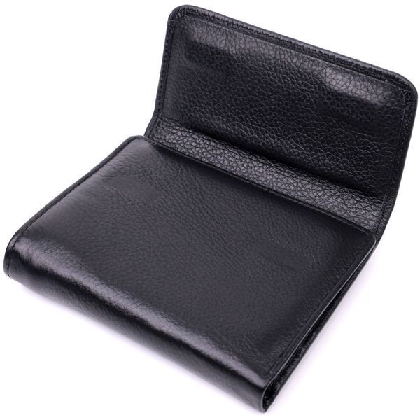 Жіночий гаманець з монетницею з натуральної шкіри ST Leather 19494 Чорний 19494 фото