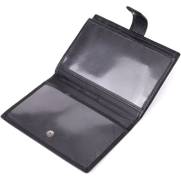 Містка обкладинка на документи унісекс з натуральної шкіри ST Leather 23116 Чорний 23116 фото