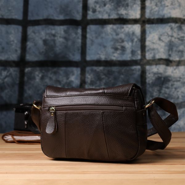 Сумка з натуральної шкіри для жінок Vintage 22973 Коричневий 22973 фото