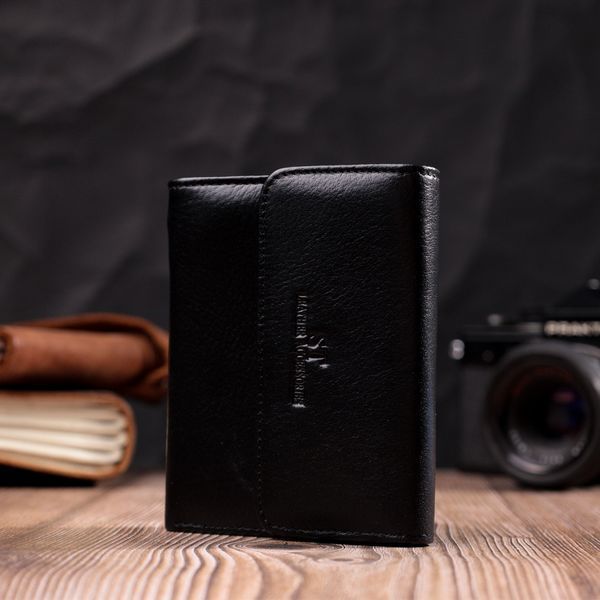 Жіночий гаманець з монетницею з натуральної шкіри ST Leather 19494 Чорний 19494 фото