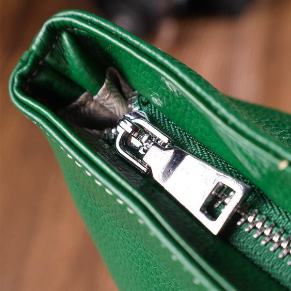 Сумка містка для жінок з натуральної шкіри 22119 Vintage Зелена 22119 фото