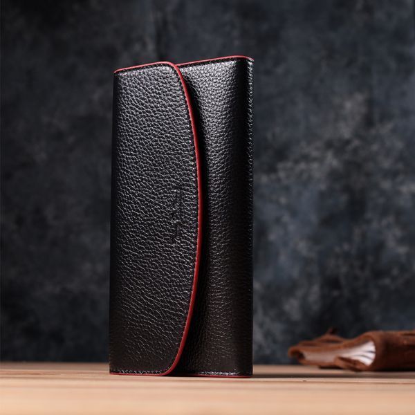 Жіночий гаманець із трикутним клапаном із натуральної шкіри Tony Bellucci 22860 Чорний 22860 фото