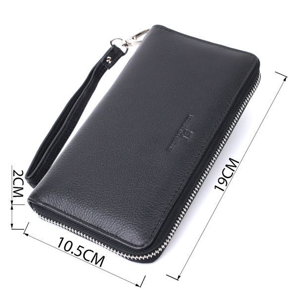 Красивий клатч унісекс на одне відділення з натуральної шкіри ST Leather 22697 Чорний 22697 фото