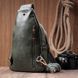 Удобная женская сумка с одной лямкой через плечо из экокожи Vintage 22756 Зеленый 22756 фото 10