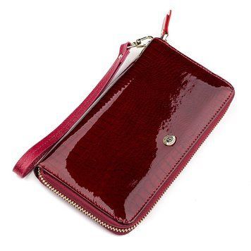 Гаманець жіночий ST Leather 18400 (S4001A) шкіряний Бордовий 18400 фото