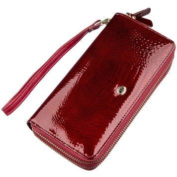 Жіночий клатч з двома відділеннями ST Leather 18907 Бордовий 18907 фото