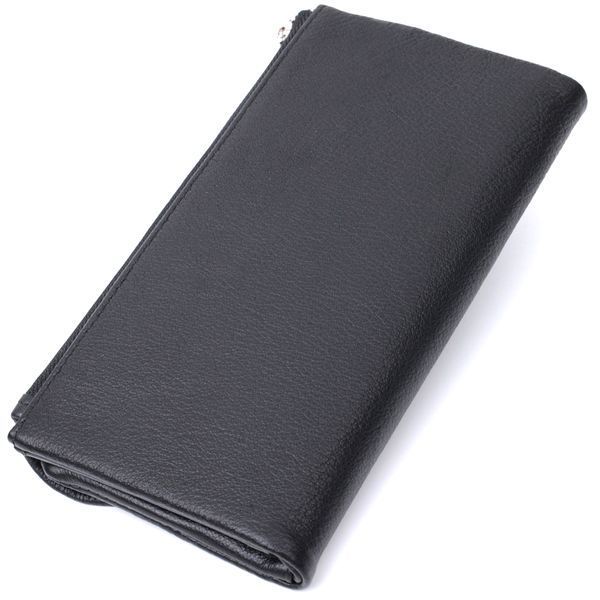 Жіноче портмоне з блоком для карт з натуральної шкіри ST Leather 22698 Чорний 22698 фото