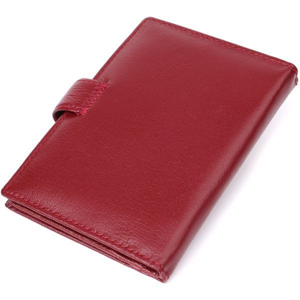 Стильна обкладинка на документи для жінок з натуральної шкіри ST Leather 23117 Бордовий 23117 фото