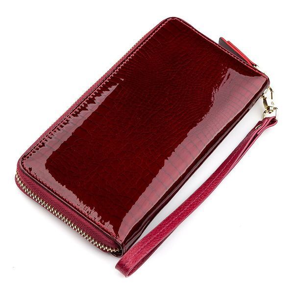 Гаманець жіночий ST Leather 18400 (S4001A) шкіряний Бордовий 18400 фото