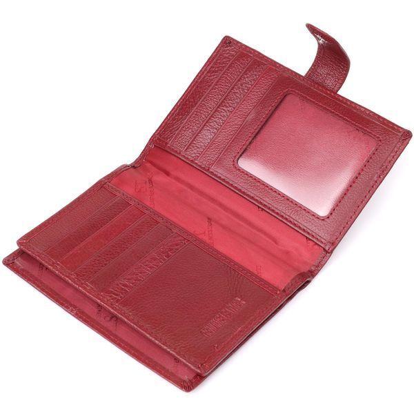 Стильна обкладинка на документи для жінок з натуральної шкіри ST Leather 23117 Бордовий 23117 фото